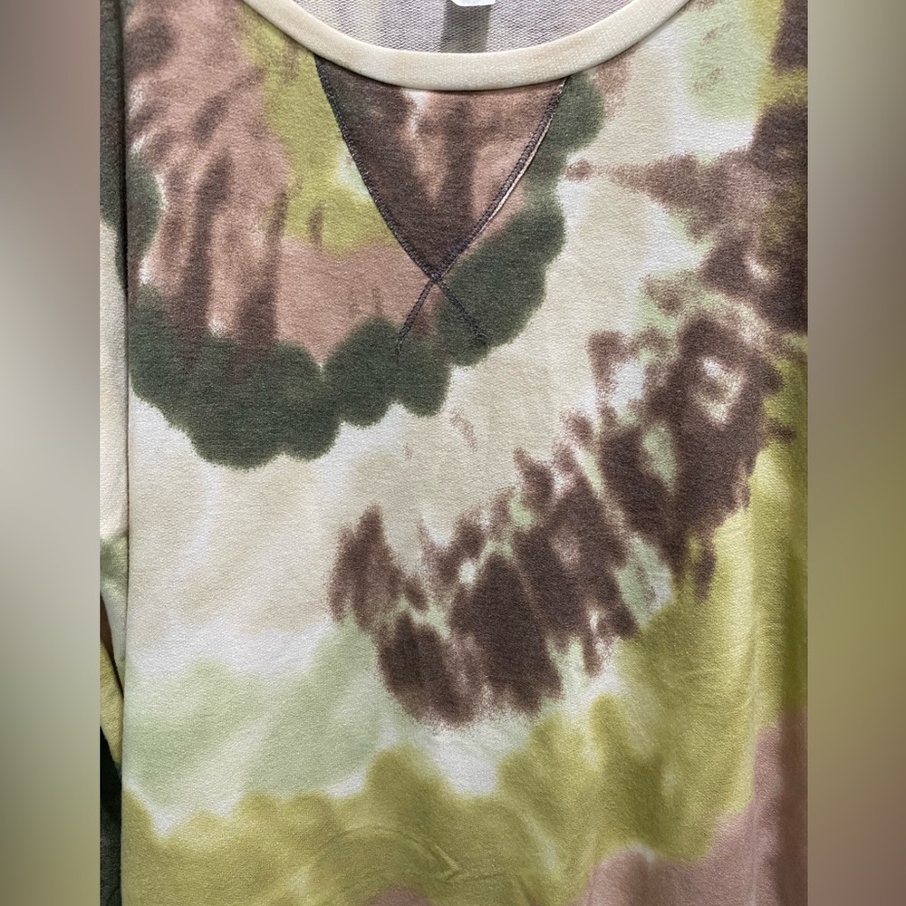 BIBI oversized tie dye fleece tunic - Picture 4 of 4
